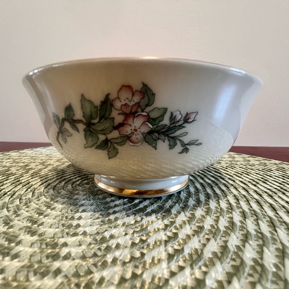 Lenox Serenade Bowl 24k Gold Hand Gilded - Vintage 1950's Made in USA - Picture 2 of 10
